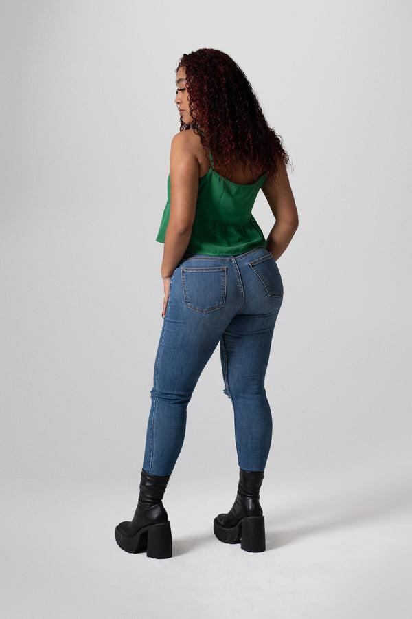 Top Verde con Volado