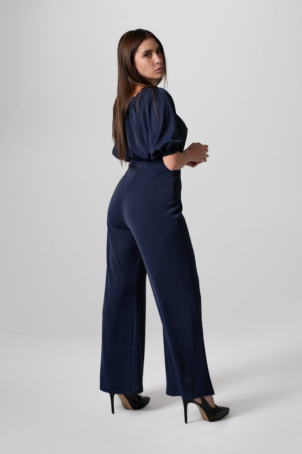 Enterizo Azul Marino Manga 3/4