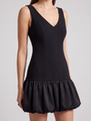 Vestido corto falda globo