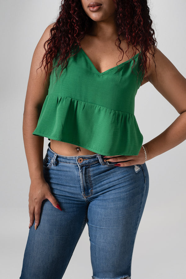 Top Verde con Volado