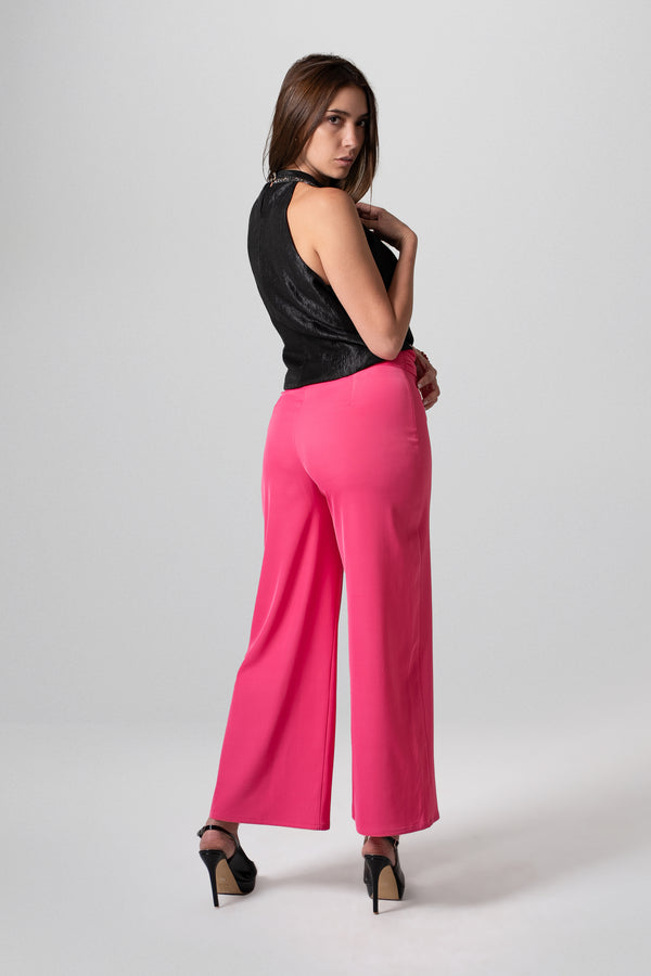 Top halter metalizado con pedrería