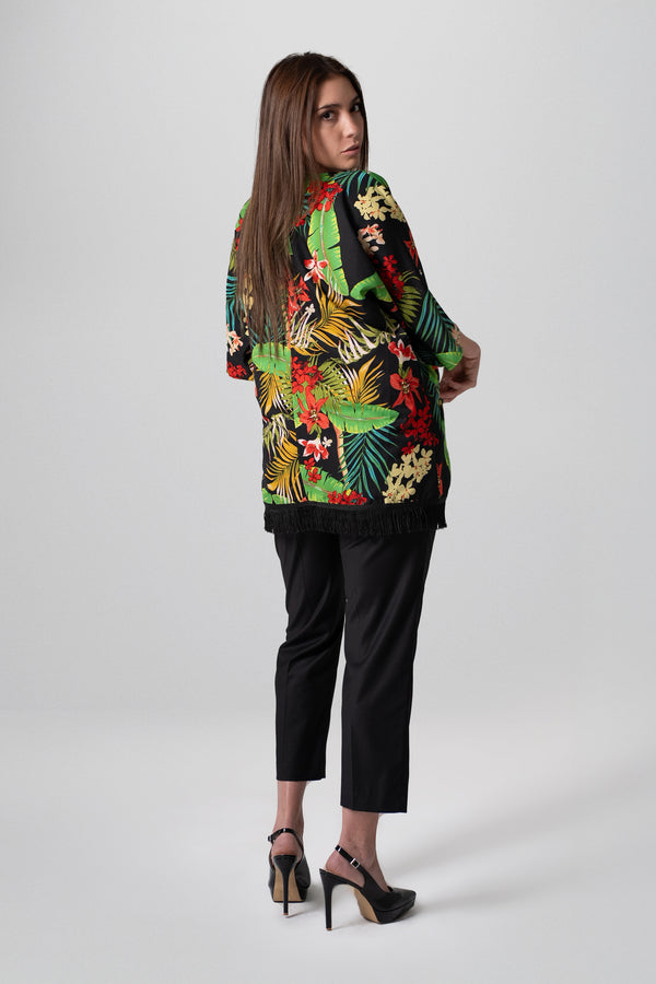 Blusa Kimono Tropical
