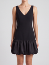 Vestido corto falda globo