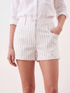 Short tiro alto a rayas
